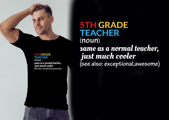 5th Grade Teacher T-Shirt Design SVG: A Creative and Practical Solution for Educators
