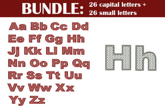 Alphabet Font: A Creative Tool for Modern Embroidery Enthusiasts
