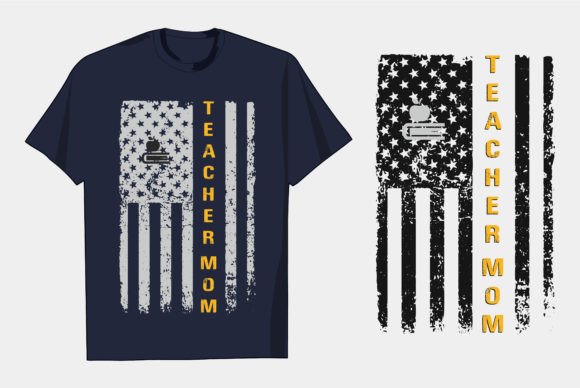 American Teacher Mom Design
