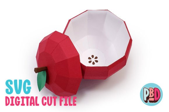Apple Treat Bowl 3D Papercraft: A Creative and Practical Decor Solution