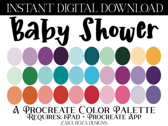 Baby Shower Procreate Color Palette: A Creative Tool for Every Artist