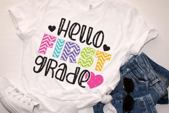 Hello First Grade Svg