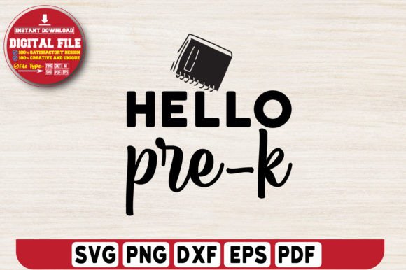 Hello Pre-K SVG Design: A Creative Tool for Educators and Parents