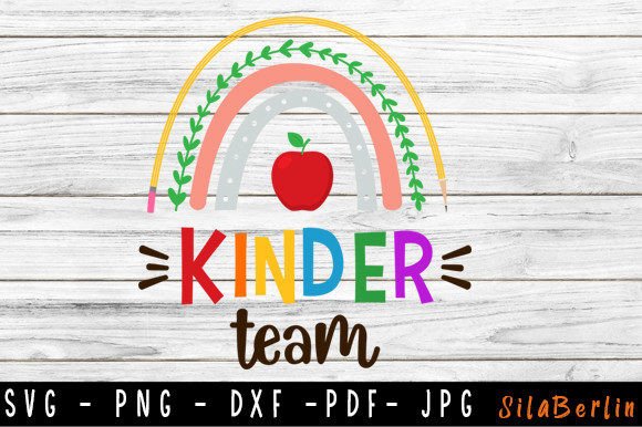 Kinder Team SVG: Creative Back-to-School Designs