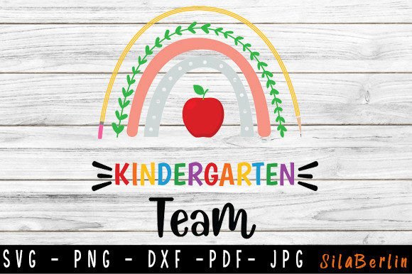 Kindergarten Team SVG for Creative Projects
