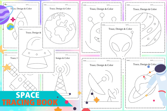 Space Activity Book for Kids: A Fun Way to Learn and Create